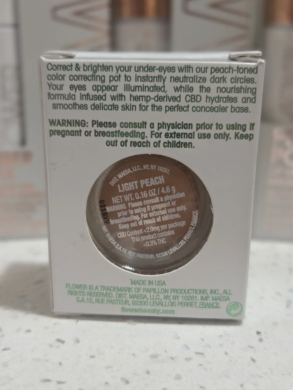 Flower Brand (Drew Barrymore) Chill Out Color Corrector/lips/brow Bundle